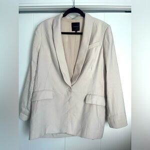 Cream blazer from Dynamite